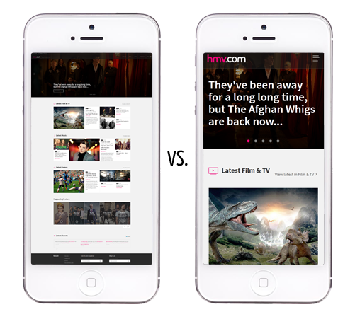 Regent College responsive website shots
